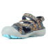 Sandalias de Montaña Hi-Tec Munda Charcoal-Red Orange-Blue Curaçao Mujer