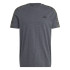 Camiseta adidas Essentials Single 3 Stripes Hombre Gris