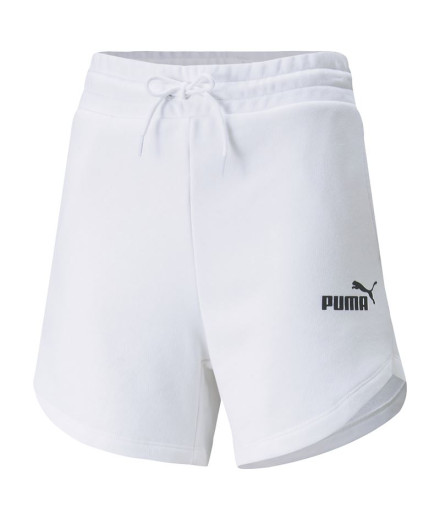 Pantalones Cortos Puma Essentials 5" High Waist Blanco