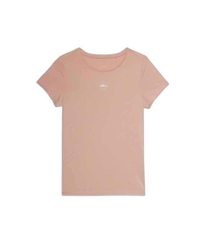 Camiseta de Montaña 4F Fnk F193 Mujer Coral