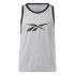 Camiseta de Baloncesto Reebok Basketball Mesh Hombre Gris