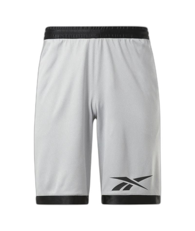 Pantalones Reebok Basketball Mesh Hombre Gris