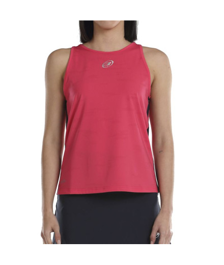 Camiseta de Pádel Bullpadel Unase Frambuesa Mujer
