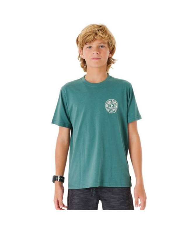 Camiseta Rip Curl Stapler Niño Azul