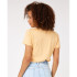 Camiseta Rip Curl Re-Entry Crew Neck Mujer Coral
