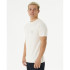 Camiseta Rip Curl Stapler Hombre Blanco