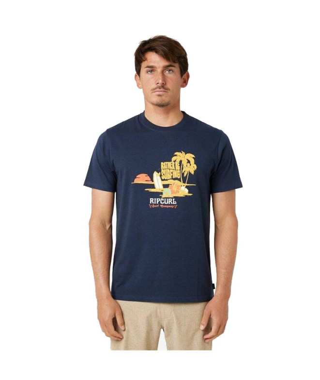 Camiseta Rip Curl Framed Hombre Azul