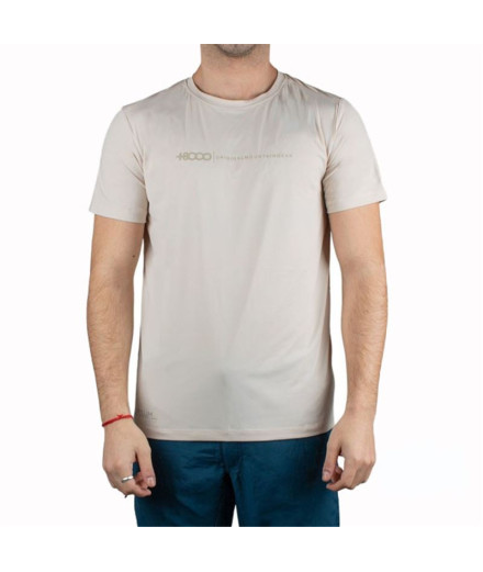 Camiseta de Montaña +8000 Uvero Beige Hombre