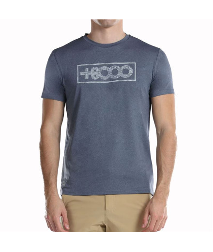 Camiseta de Montaña +8000 Uyuni Gris Volcano Hombre