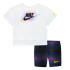 Conjunto Nike Aop Bike Short Niña
