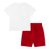 Conjunto Nike Short Set Rojo/Blanco