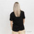 Camiseta Champion Crewneck Negro Mujer