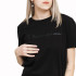 Camiseta Champion Crewneck Negro Mujer