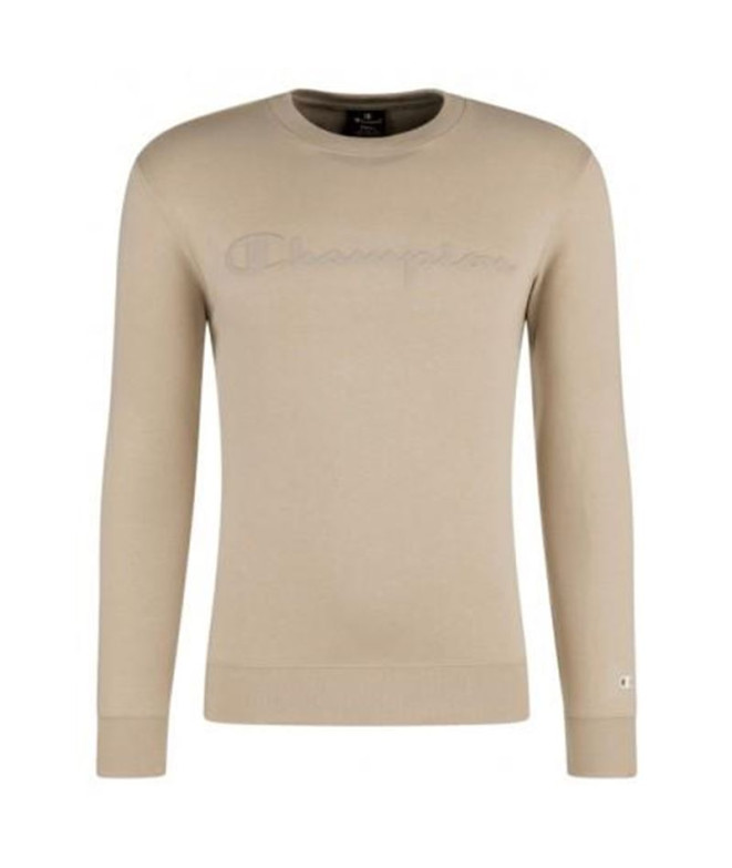 Sudadera Champion Crewneck Sweatshirt Beige Hombre