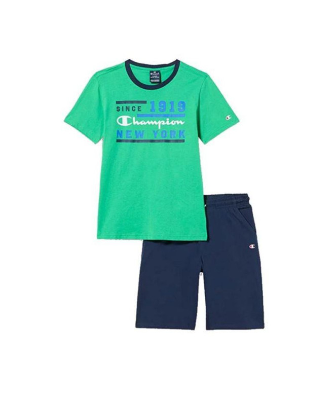 Conjunto Champion Set Verde Niño