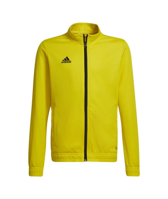 Chaqueta Fútbol adidas Entrada 22 Kids Amarillo