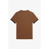 Camiseta Fred Perry Ringer marrón Hombre
