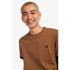 Camiseta Fred Perry Ringer marrón Hombre
