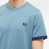 Camiseta Fred Perry Ringer azul Hombre
