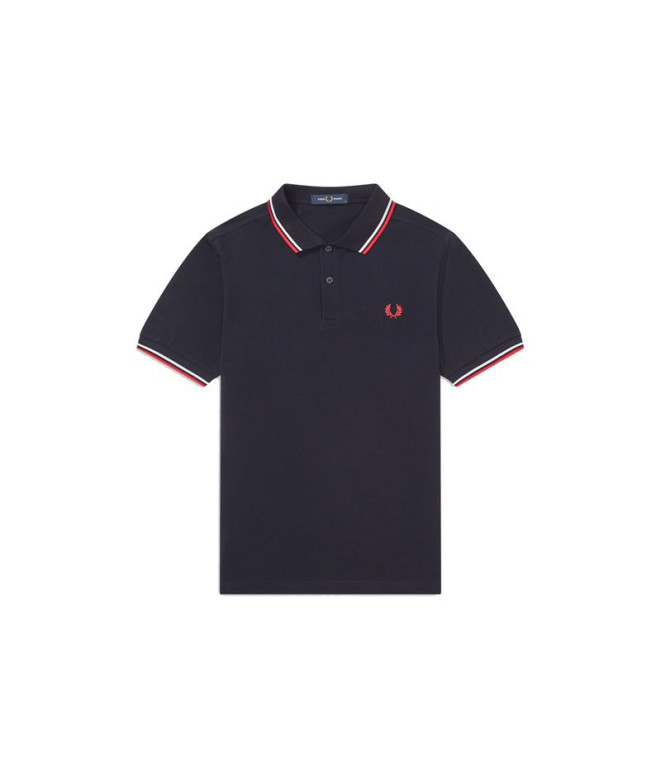 Polo Fred Perry M3600 azul marino Hombre