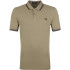 Polo Fred Perry Twin Tipped marrón Hombre