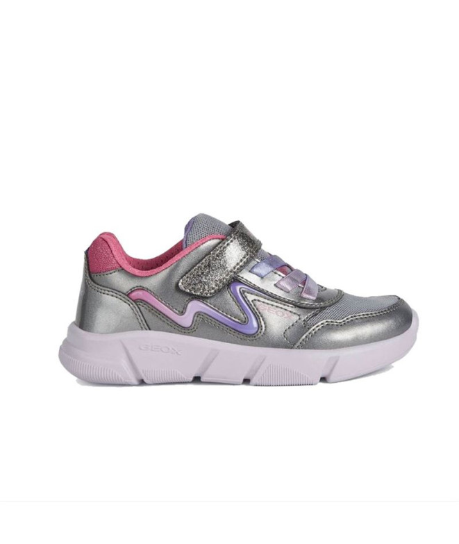 Zapatillas Geox J Aril lila Niña