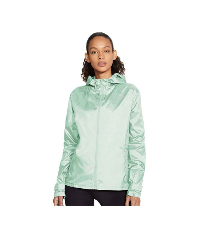 Chaqueta de running Nike Essential verde mujer