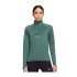Sudadera de running Nike Dri-FIT Element verde mujer