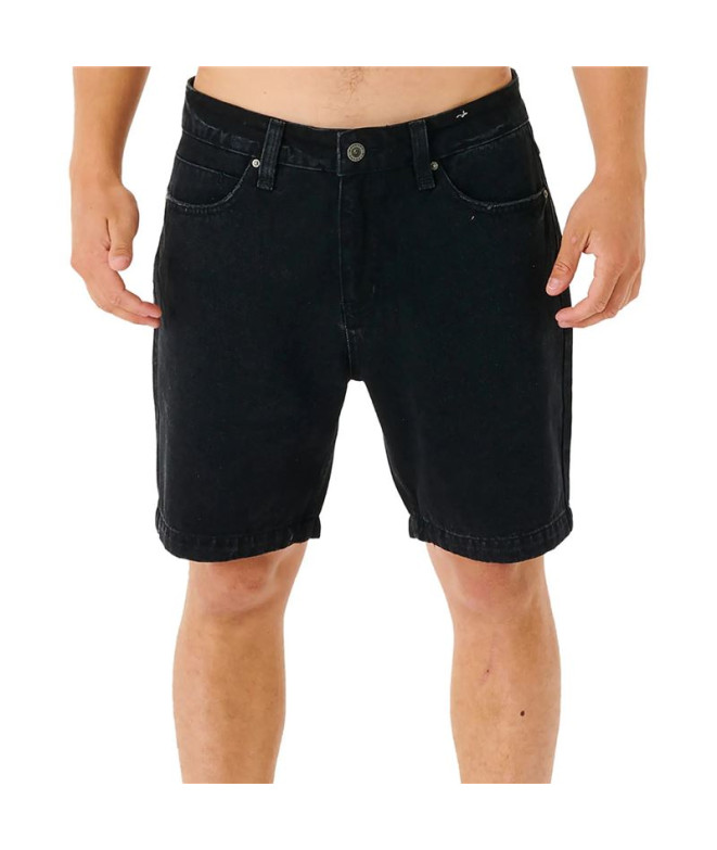 Pantalones Rip Curl Denim Walkshort Negro Hombre