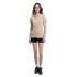 Camiseta Champion Crewneck Beige Mujer