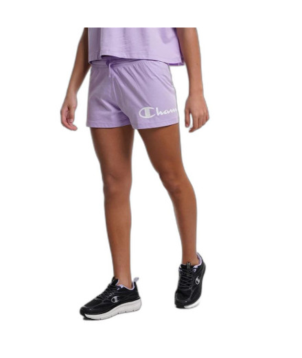 Pantalones Champion Shorts Lila Niña