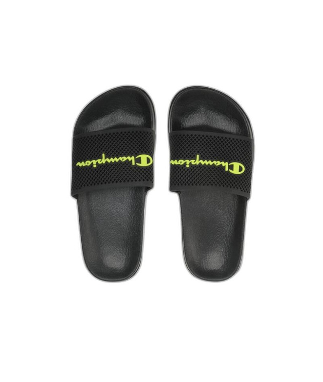 Chanclas Champion Slide Daytona B Ps Negro Niño