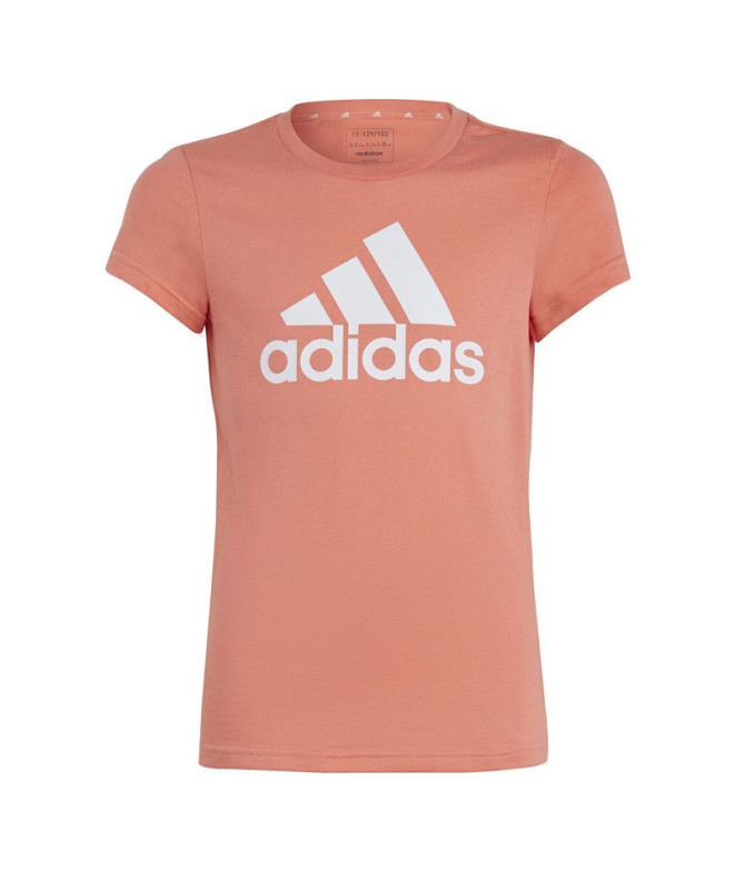 Camiseta adidas G Bl T Rosa Niña