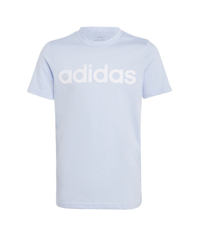 Camiseta adidas Lin Azul Infantil