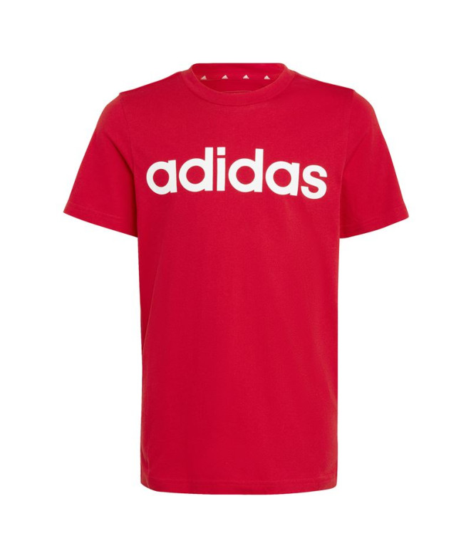 Camiseta adidas Lin Roja Infantil
