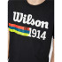 Camiseta Wilson Script 14 negro