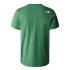 Camiseta de Montaña The North Face Simple Dome Verde Hombre