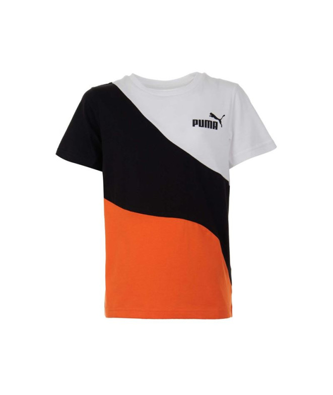 Camiseta Puma Power Cat Niño Cayenne Pepper