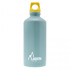 Botella Aluminio Futura 0,6 L.-tapón amarillo -azul claro