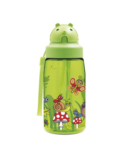 Botella Laken Tritan 0,45 L. Tapón OBY, Bichitos