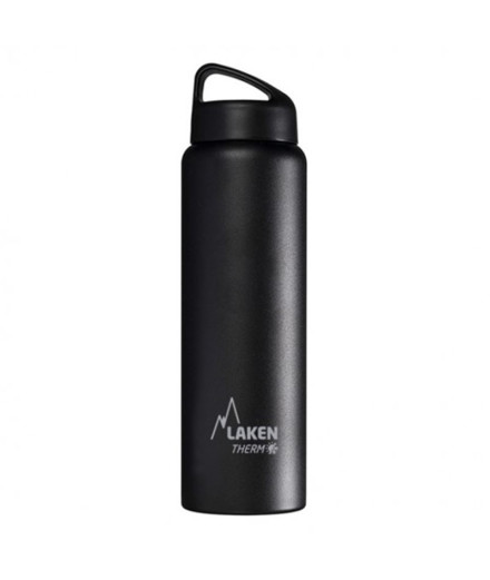 Botella térmica acero inox. 18/8 - 1L - Negro