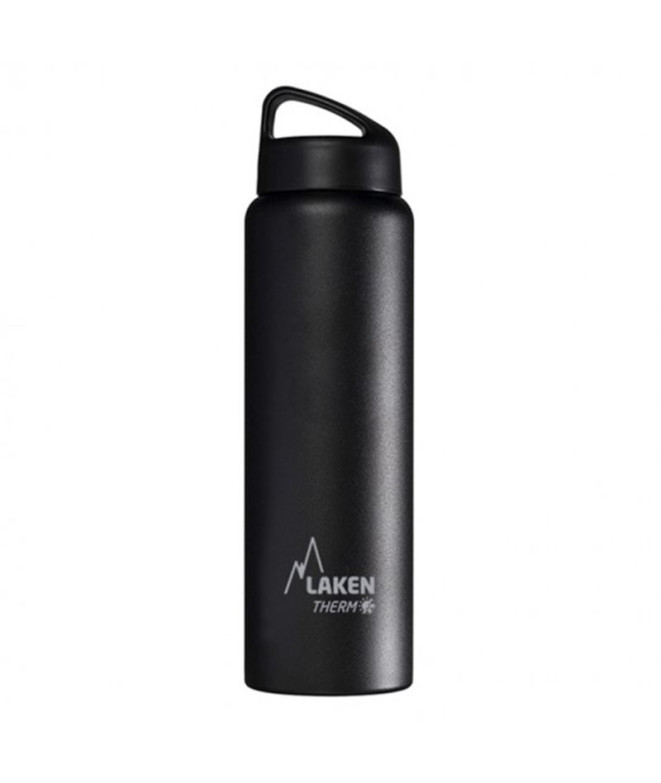 Botella térmica acero inox. 18/8 - 1L - Negro