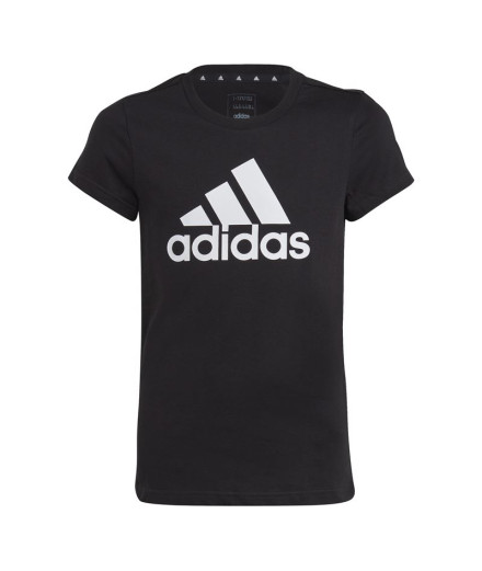 Camiseta adidas Essentials Big Logo Negra Niña