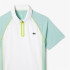 Polo Lacoste Sport Zippered Contrast Placket Tennis Blanco Hombre