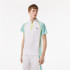 Polo Lacoste Sport Zippered Contrast Placket Tennis Blanco Hombre