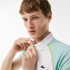 Polo Lacoste Sport Zippered Contrast Placket Tennis Blanco Hombre