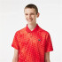 Polo Lacoste Sport x Novak Djokovic Regular Fit Piqué Rojo Hombre