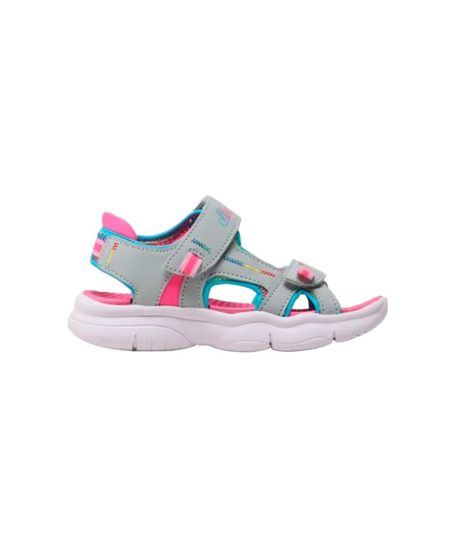 Sandalias Skechers Flex Splash Niña Gris
