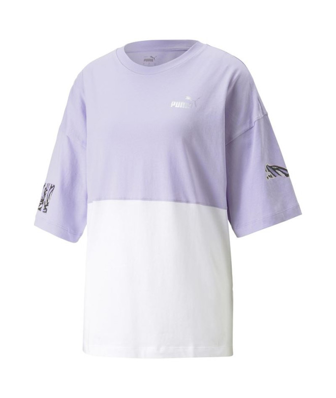 Top Puma Power Nova Shin Mujer Vivid Violet