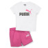 Chándal Puma Minicats & Niño White